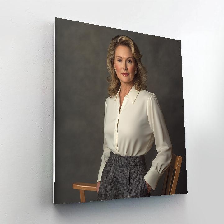 Meryl Streep: The Chameleons Crown In Quiet Spotlight paint by number