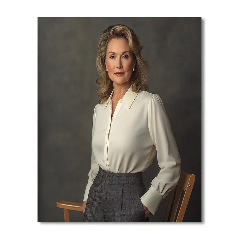 Meryl Streep: The Chameleons Crown In Quiet Spotlight paint by number