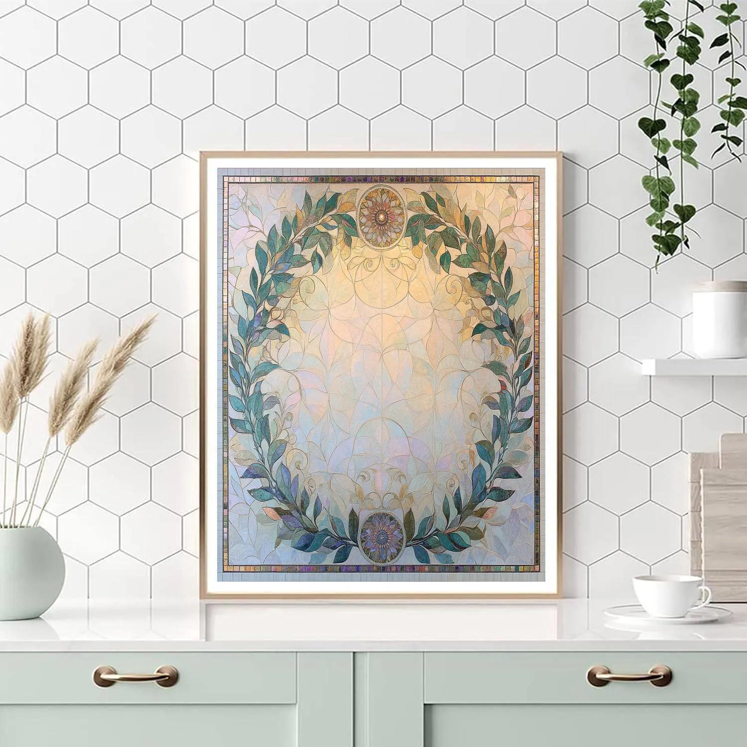 Alphonse Mucha Inspired Aurora Botanica Tapestry Paint by numbers kits