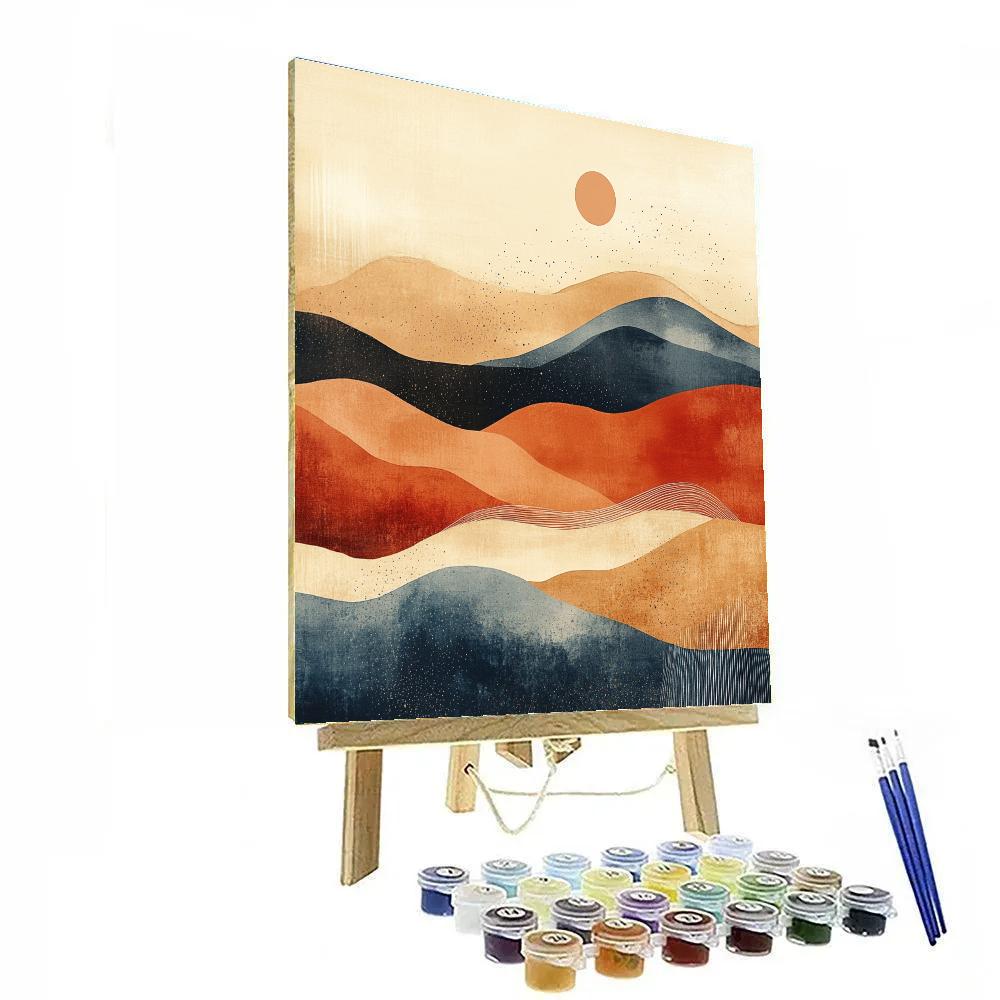 Paul Klee Inspired Nebular Lullaby Numbered painting kits