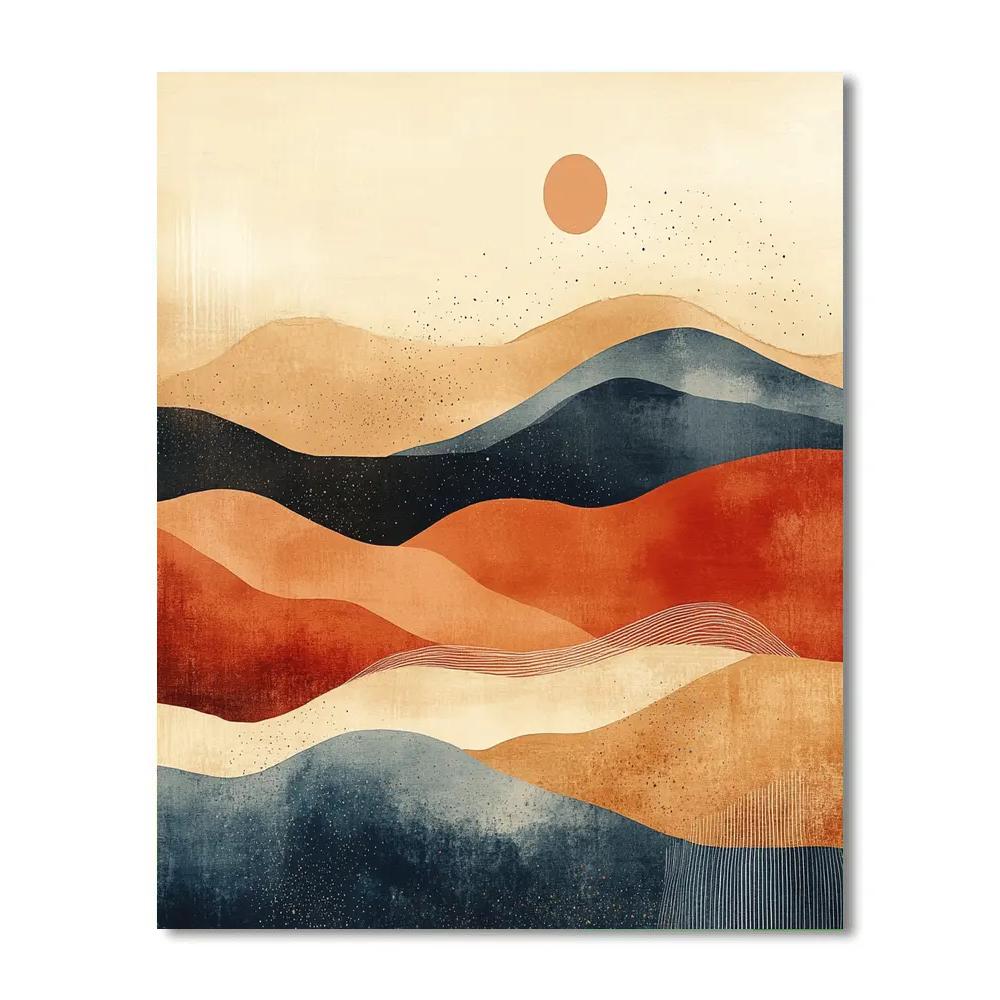 Paul Klee Inspired Nebular Lullaby Numbered painting kits