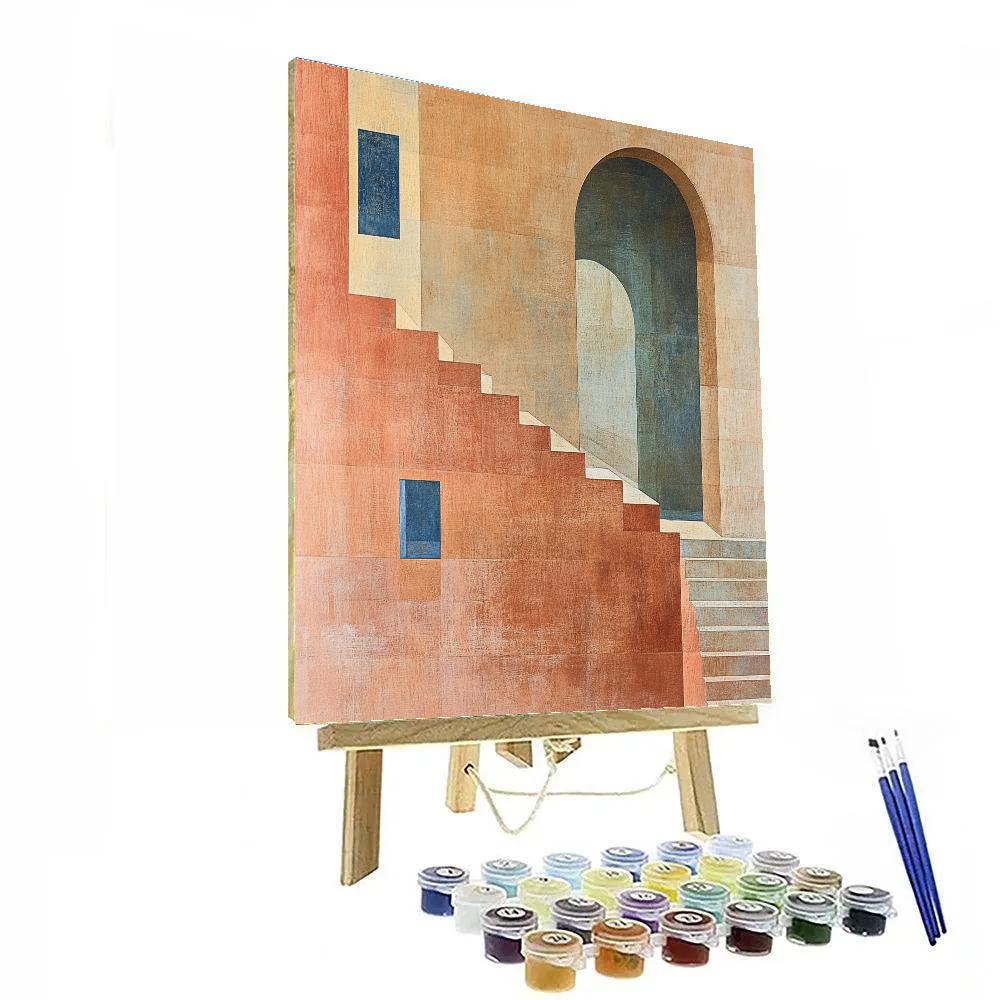 Paul Klee Inspired Chromatic Time Garden Paint by numbers kits