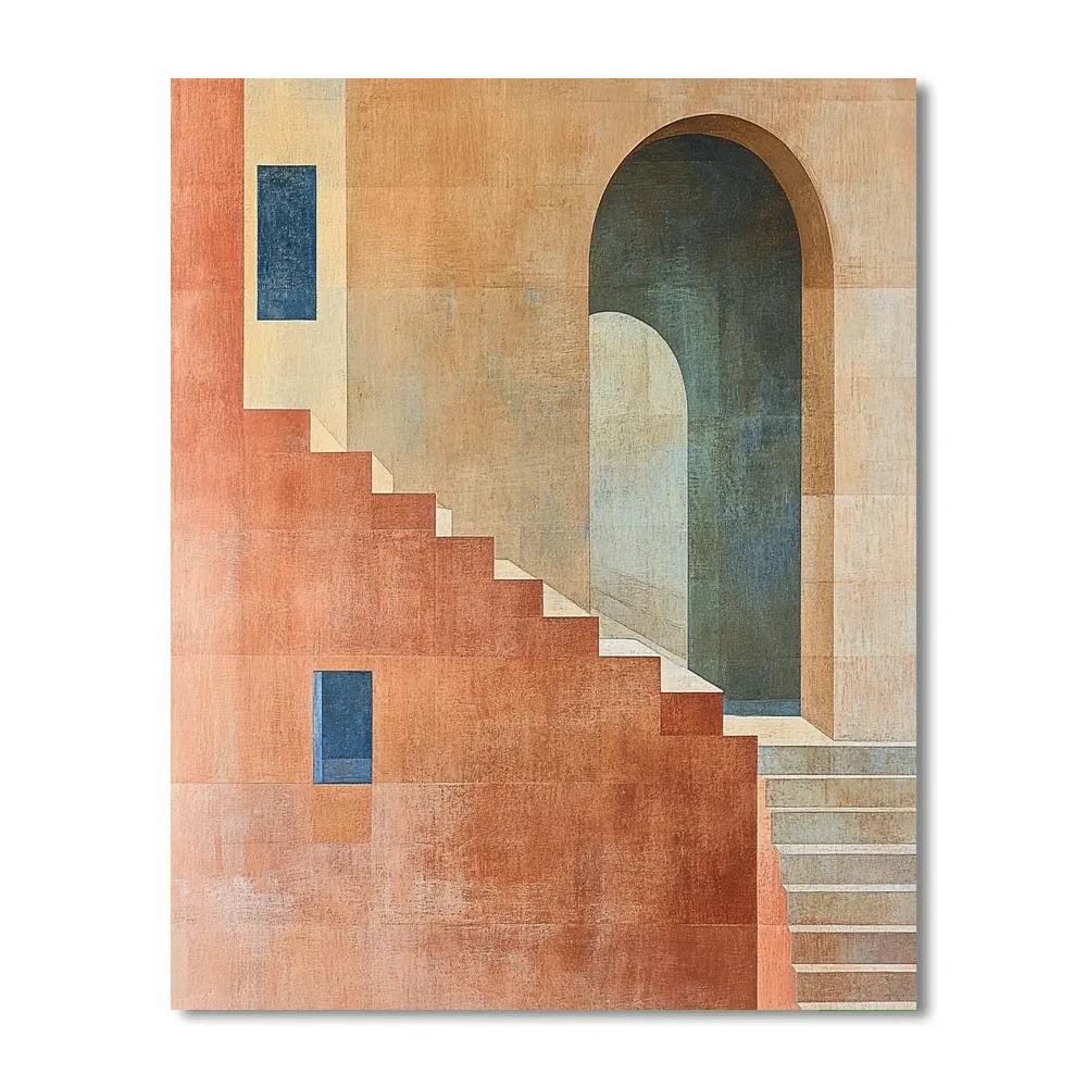 Paul Klee Inspired Chromatic Time Garden Paint by numbers kits