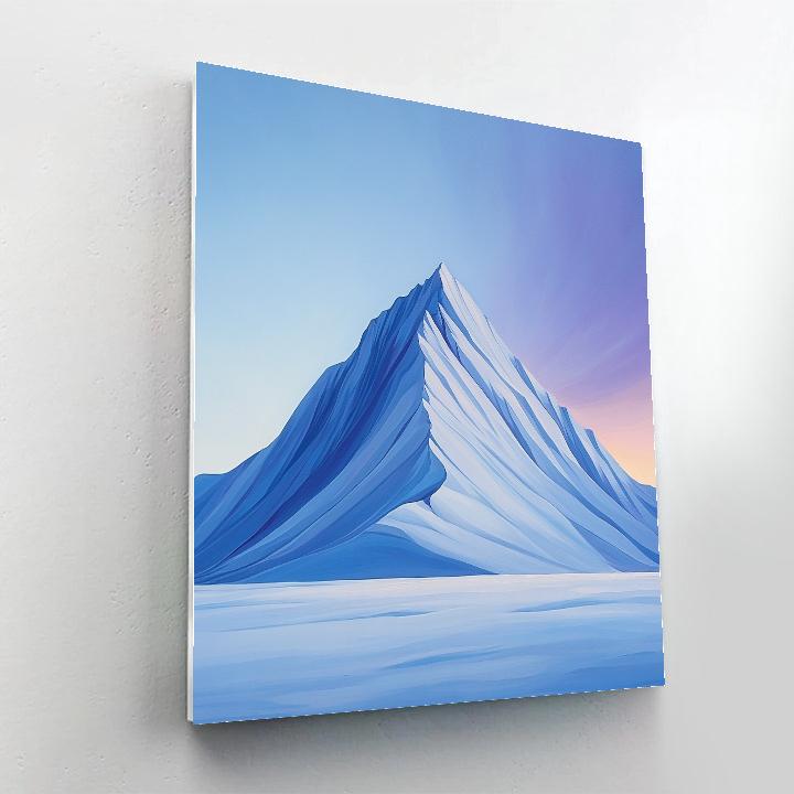 Lawren Harris Inspired Cathedral Ridge In Polar Dawn paint by numbers