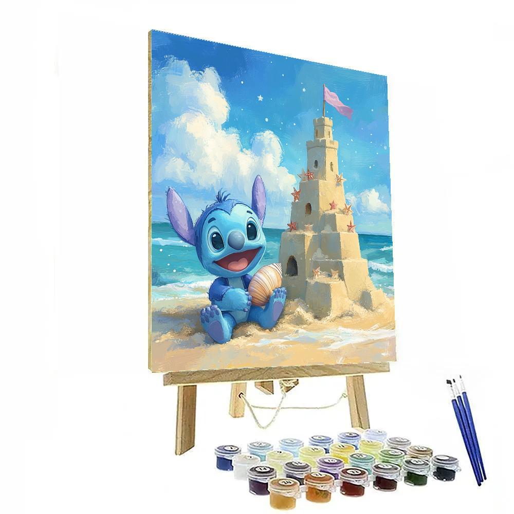 Stitch Galactic Sandcastle Splash Day Paint by numbers kits