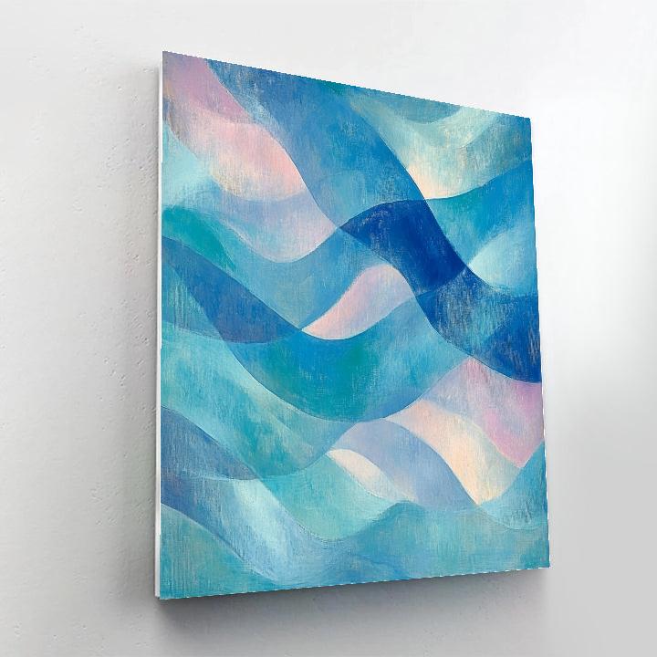 Edgar Degas Inspired Nebular Pastel Vortices Number painting