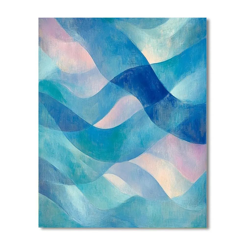 Edgar Degas Inspired Nebular Pastel Vortices Number painting