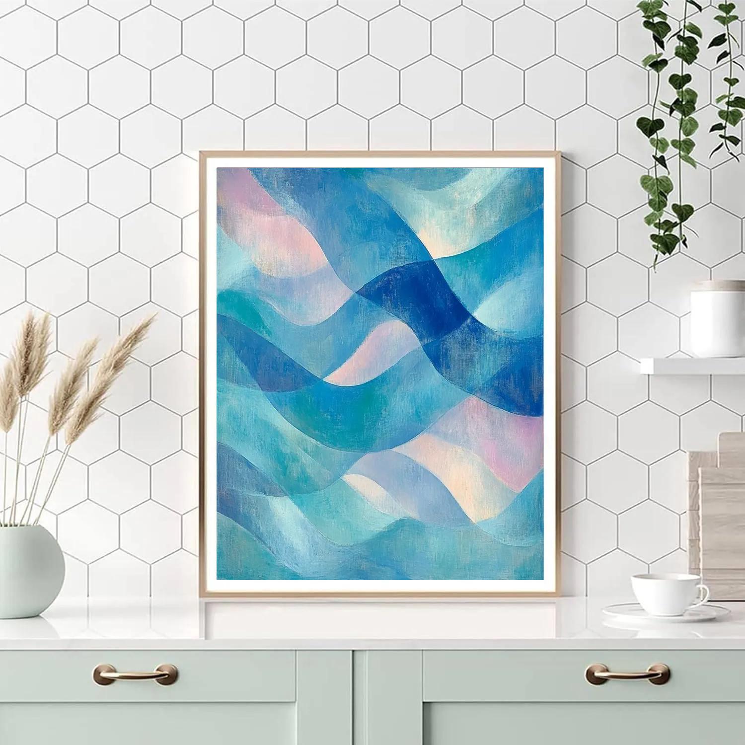 Edgar Degas Inspired Nebular Pastel Vortices Number painting