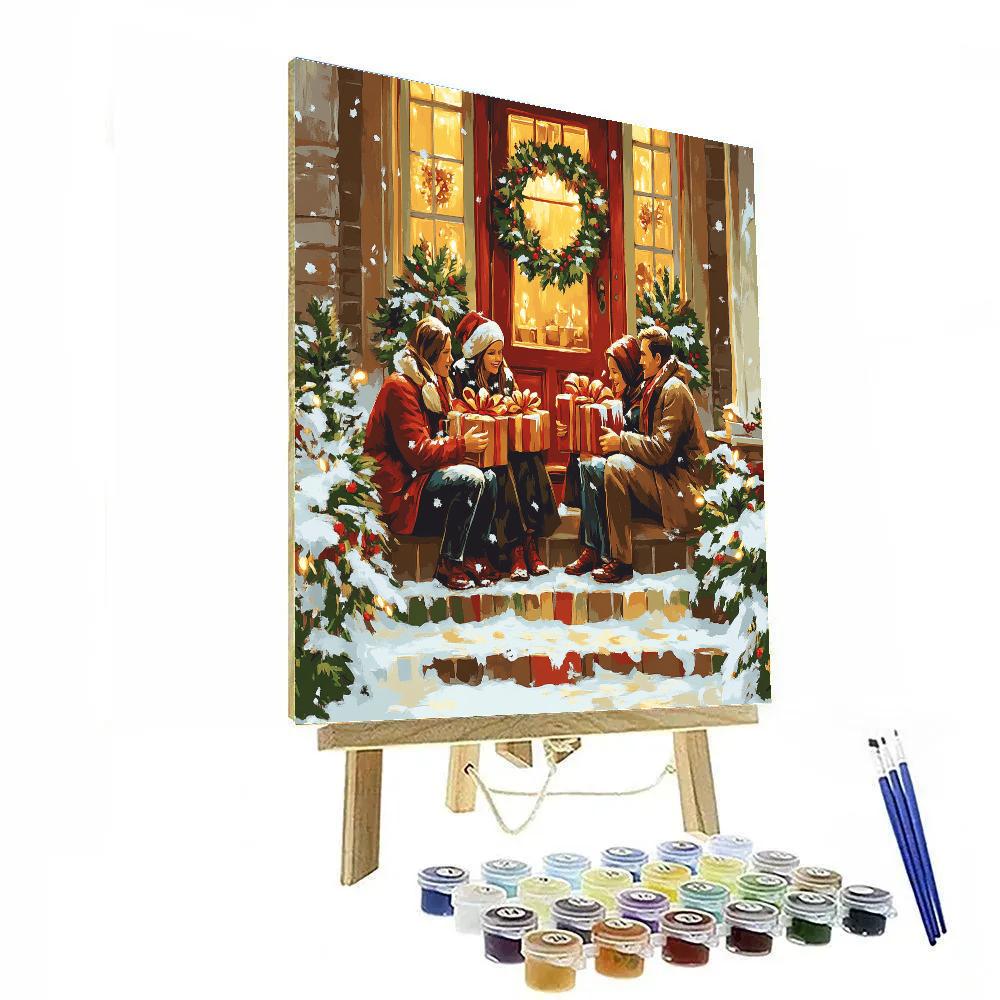 Wreathlit Welcome paint by number