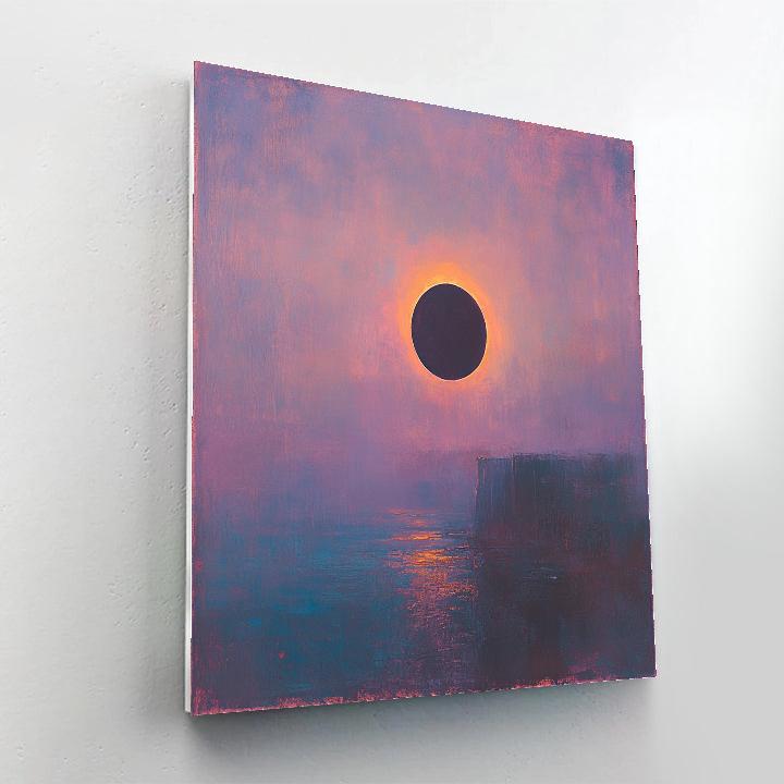 Edgar Degas Inspired Eclipse Glow In Quiet Color Fields Painting by numbers kit