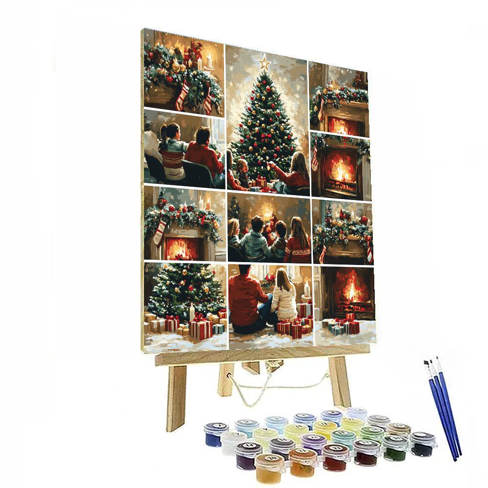 Hearthside Ornament Circle DIY paint by numbers