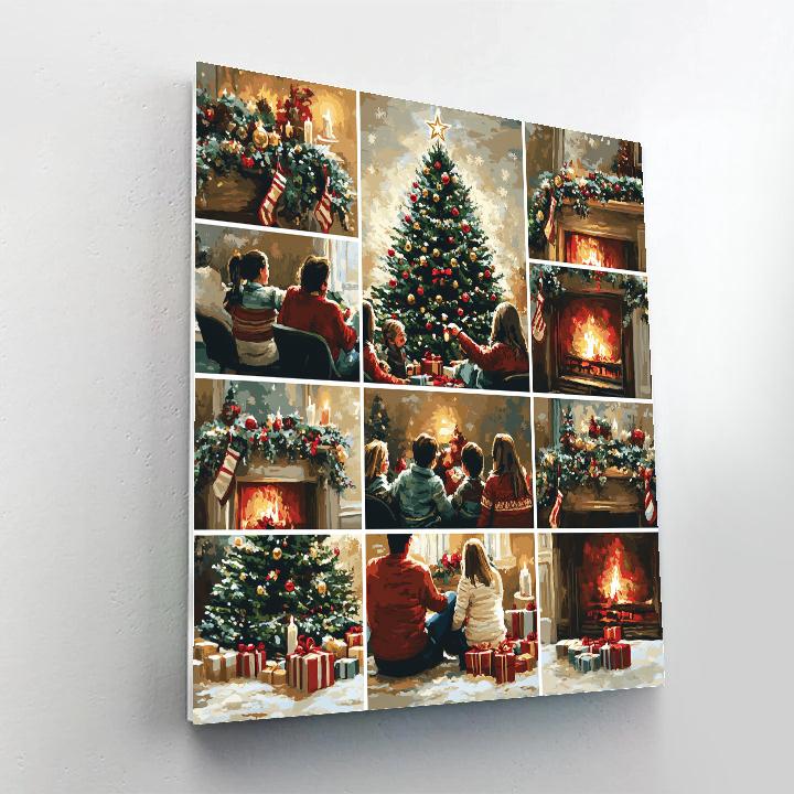 Hearthside Ornament Circle DIY paint by numbers