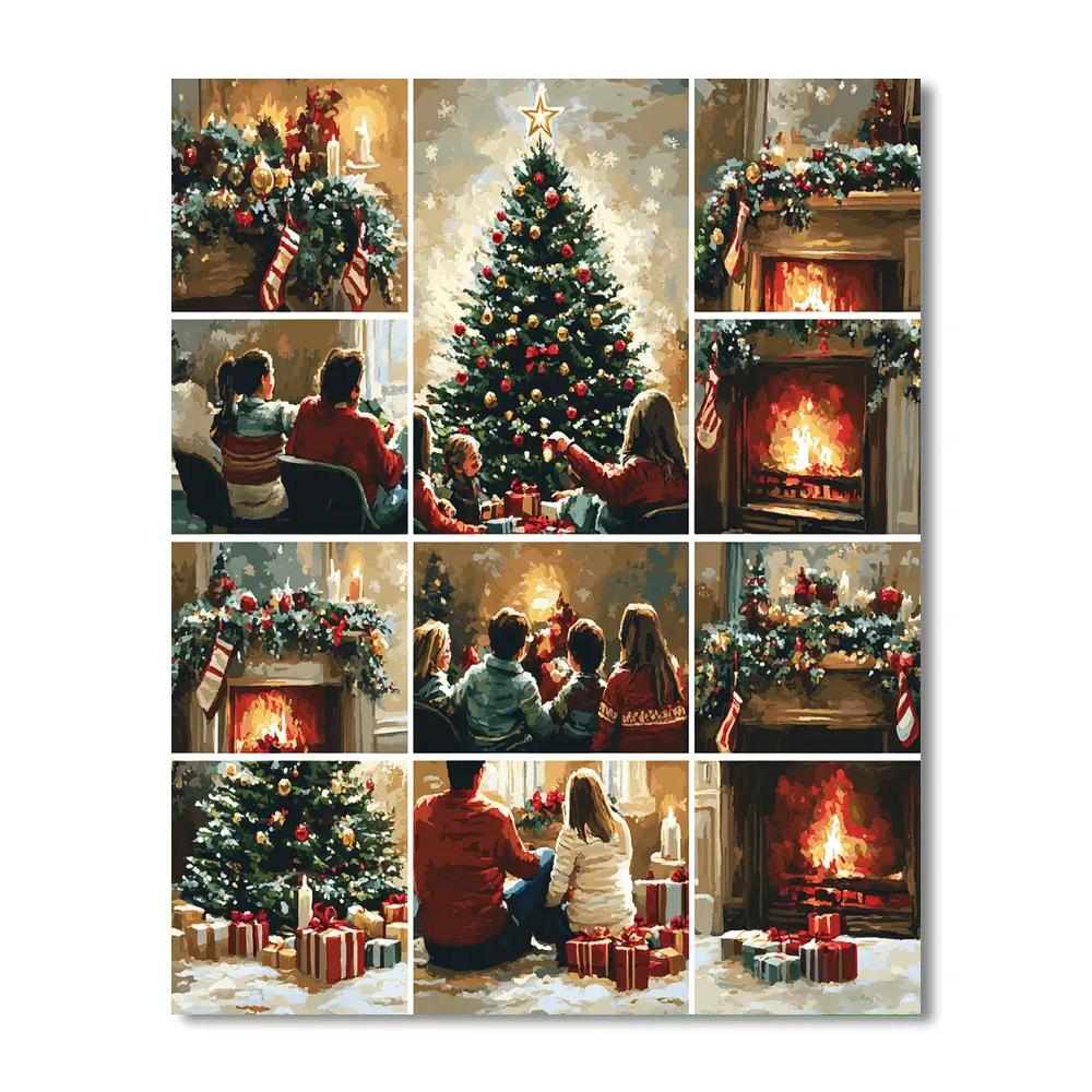 Hearthside Ornament Circle DIY paint by numbers