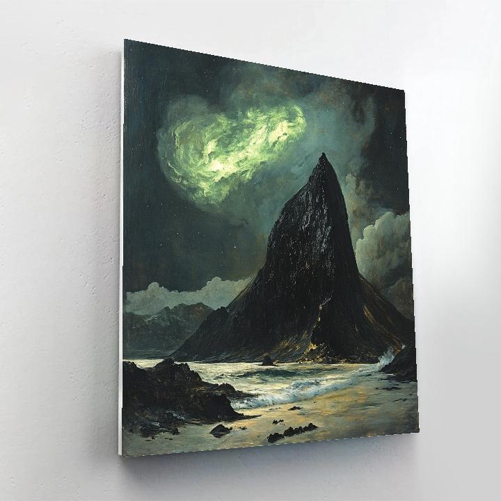 Francisco Goya Inspired Omen Sky Above The Split Basalt Ridge Numbered painting kits