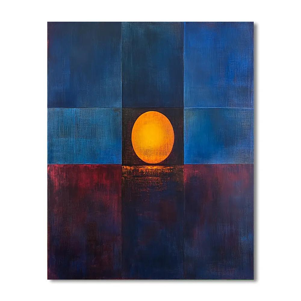 Mark Rothko Inspired Eclipse Color Field painting number kit