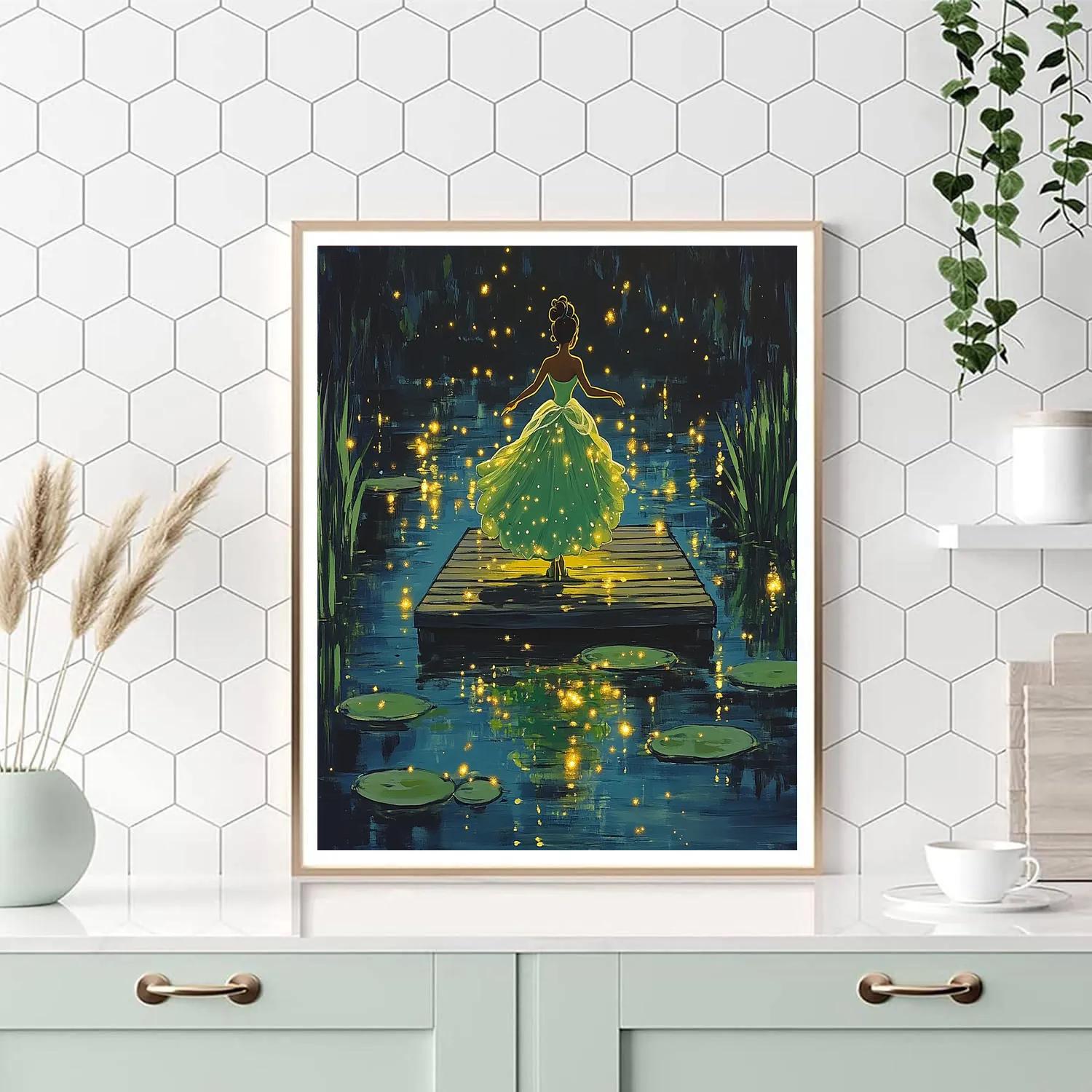 Tiana Bayou Firefly Stardust Waltz paint by color