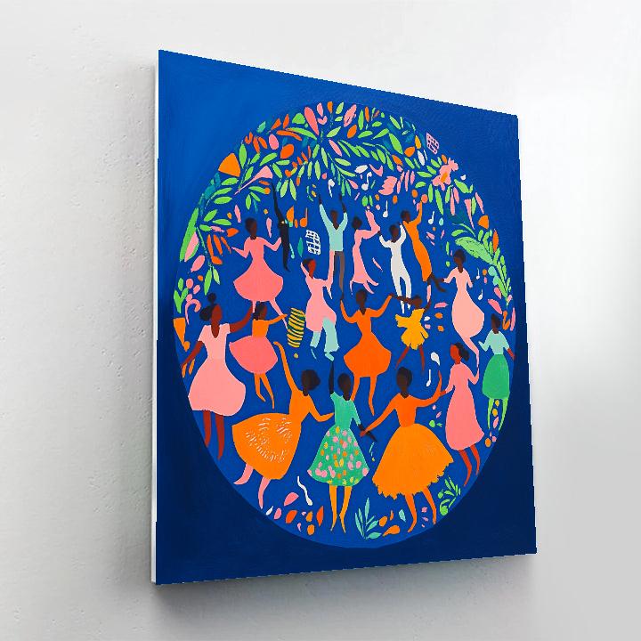 Henri Matisse Inspired Festival Dancers With Patterns DIY paint by numbers