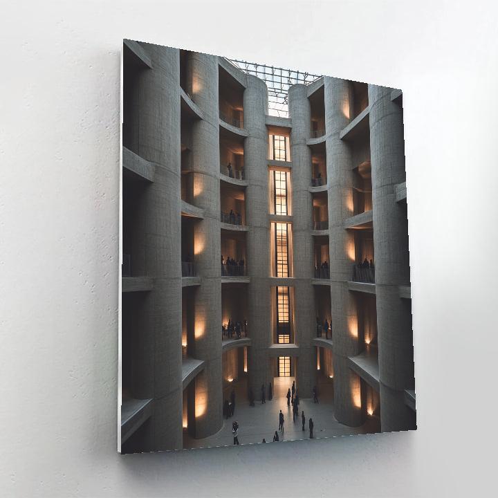 Industrial Chic At Zeitz Museum Waterfront Cape Town South Africa Painting by numbers kit