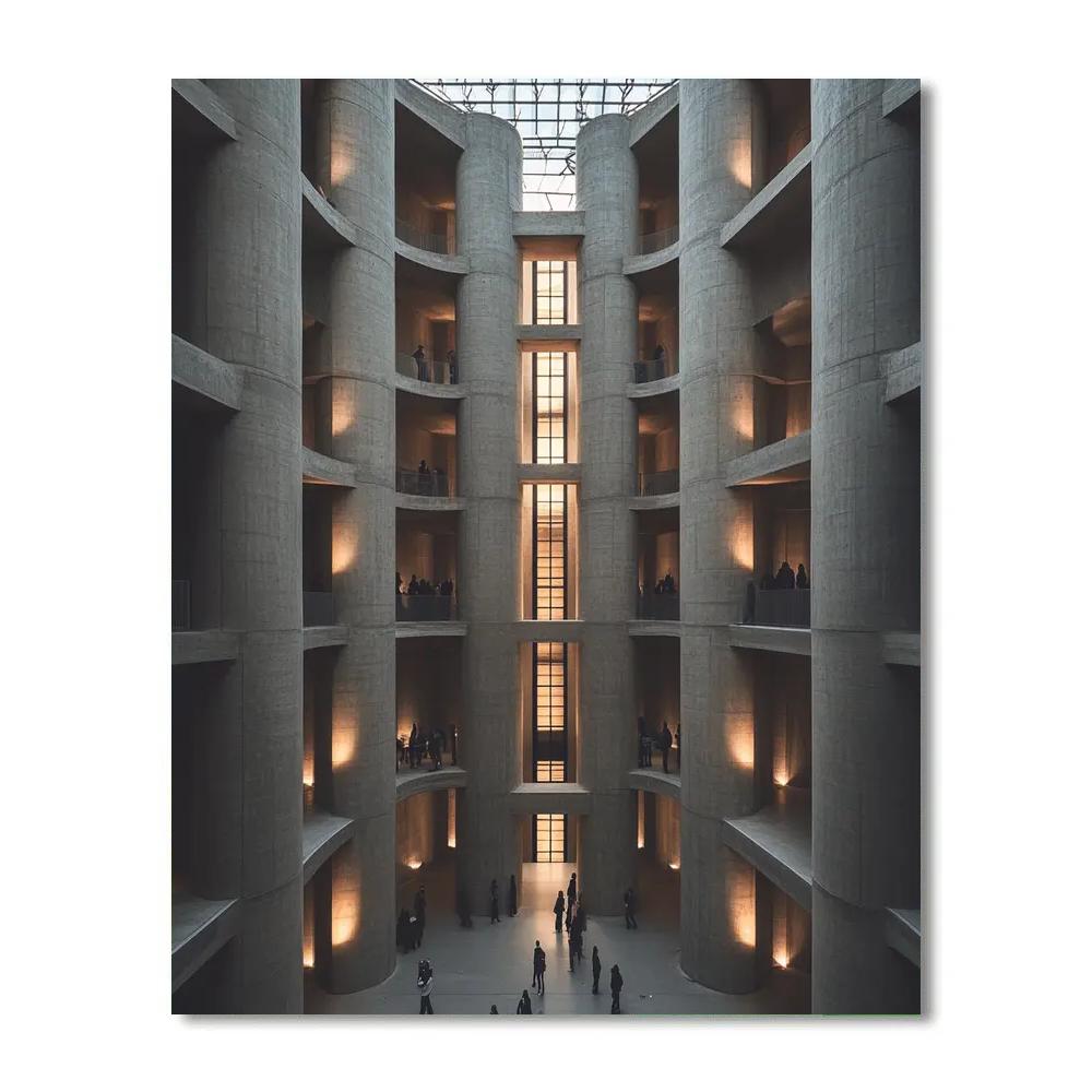 Industrial Chic At Zeitz Museum Waterfront Cape Town South Africa Painting by numbers kit