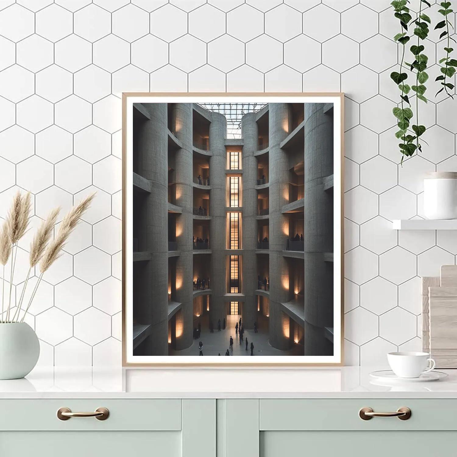 Industrial Chic At Zeitz Museum Waterfront Cape Town South Africa Painting by numbers kit