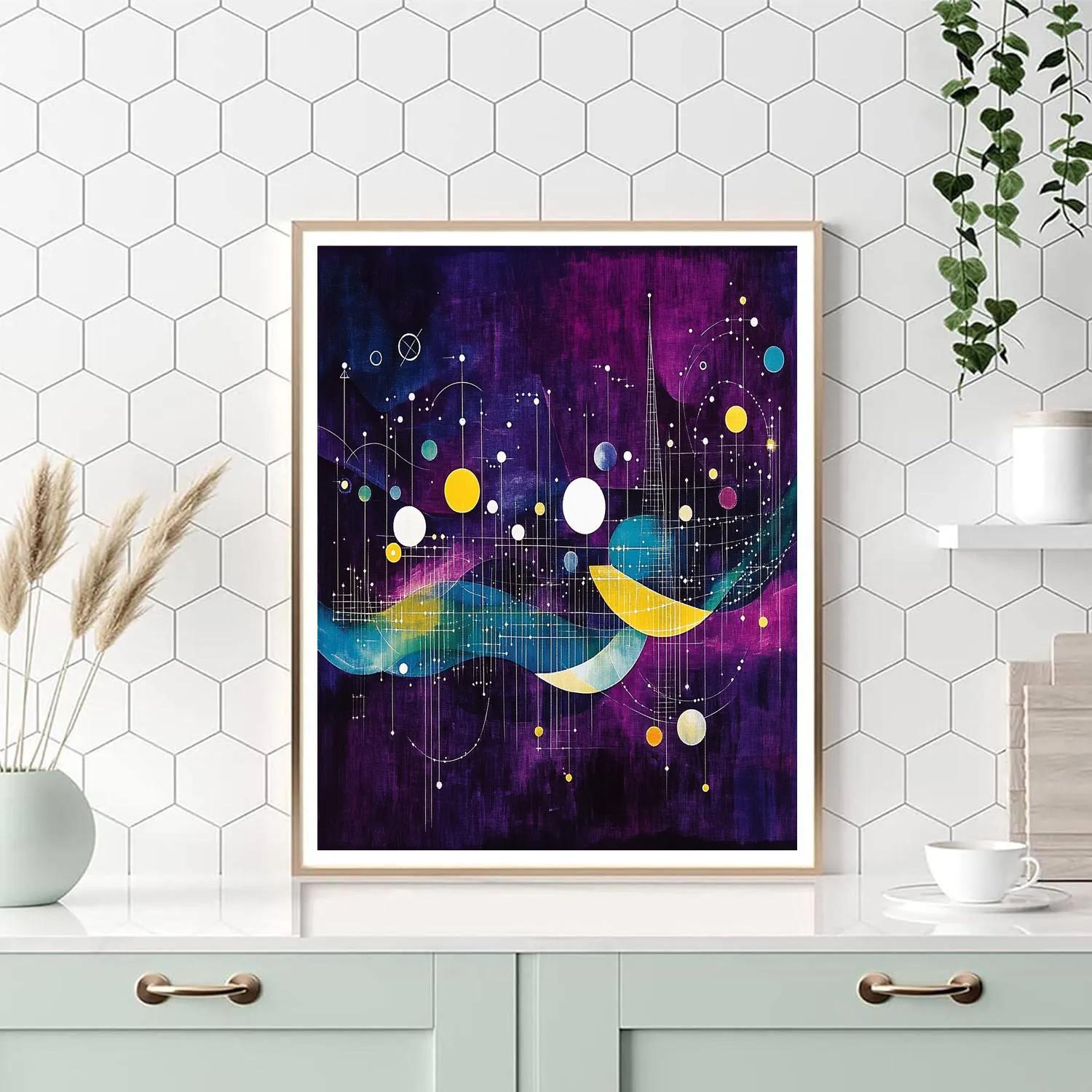 Wassily Kandinsky Inspired Abstract Music Constellations Paint by numbers art