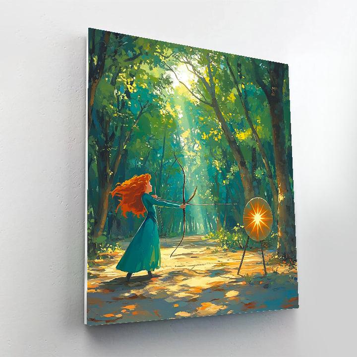 Merida Forest Archery Star Target paint by number