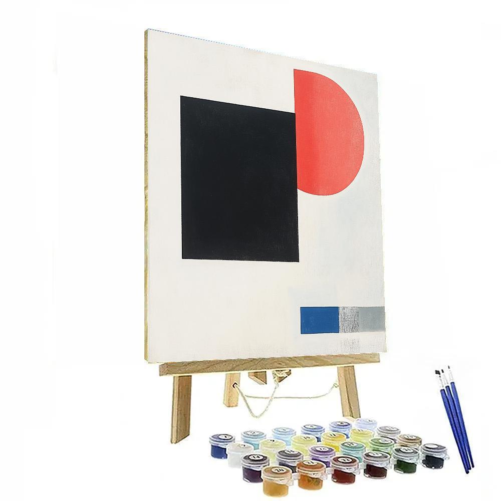 Kazimir Malevich Inspired Event Horizon Equilibrium Numbered painting kits