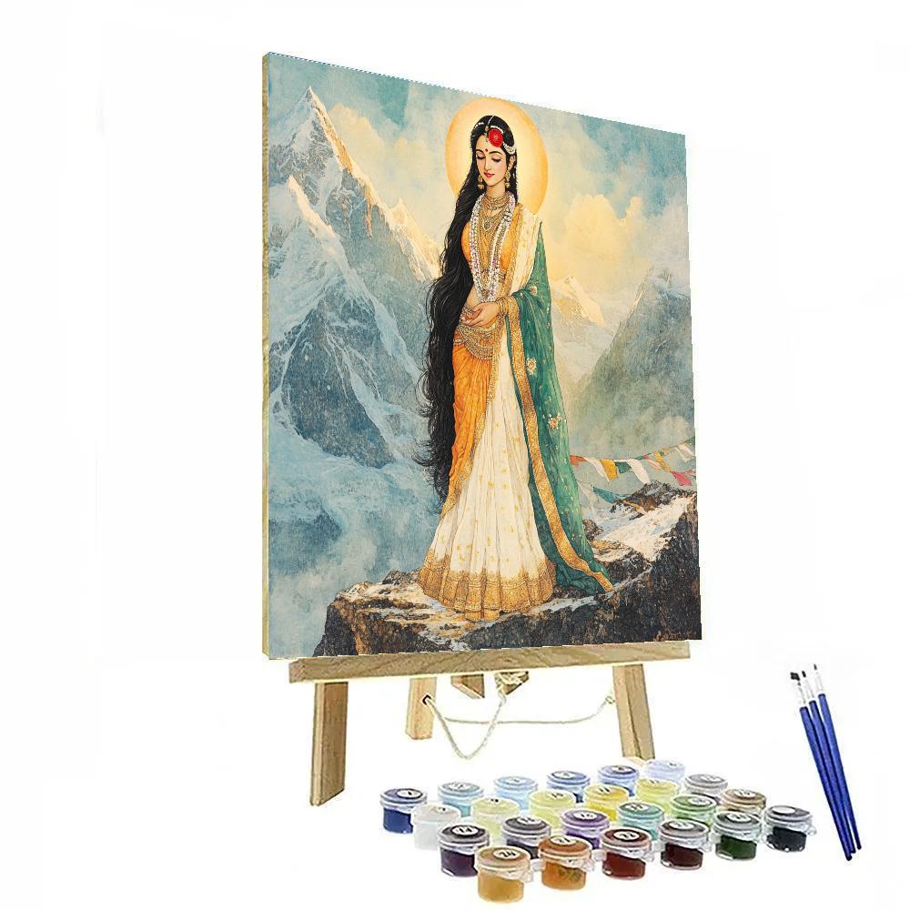 Alpine Dawn Parvati paint by color