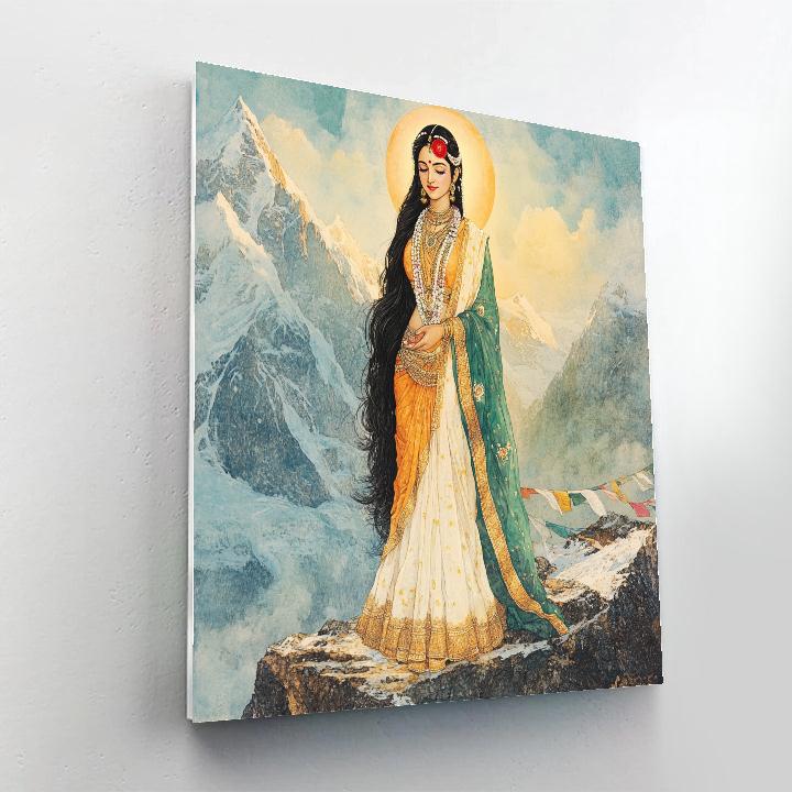 Alpine Dawn Parvati paint by color