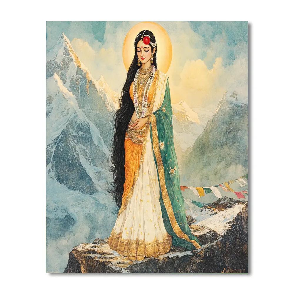 Alpine Dawn Parvati paint by color
