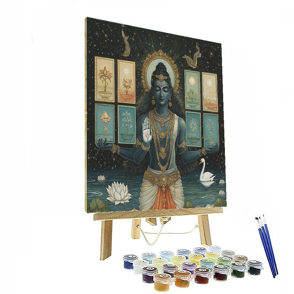 Brahma Storyboard Of Creation In Floating Panels paint by numbers