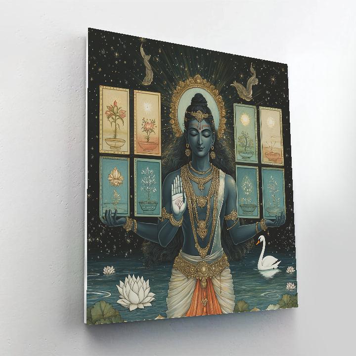 Brahma Storyboard Of Creation In Floating Panels paint by numbers