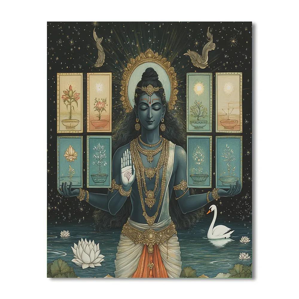 Brahma Storyboard Of Creation In Floating Panels paint by numbers