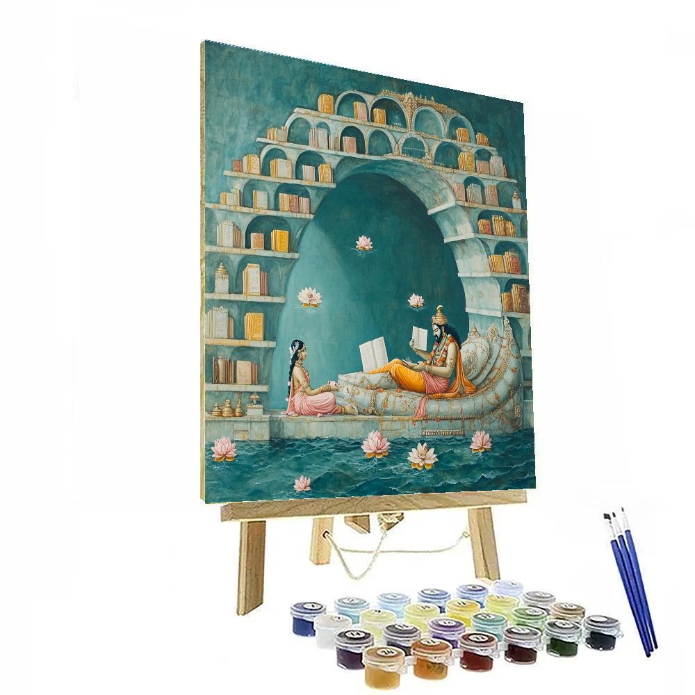 Ananta Shesha Library Of Endless Scrolls paint by number