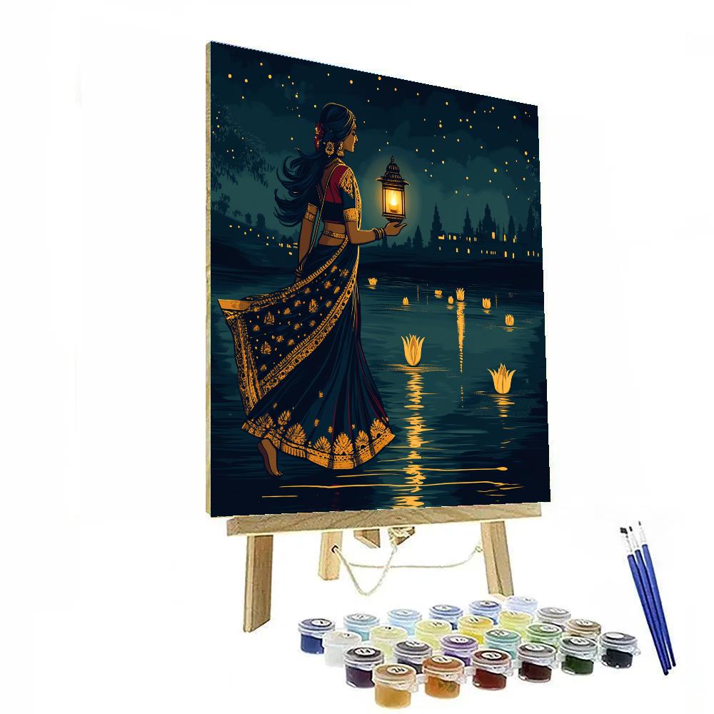 Parvati Lantern Festival Night Walk Numbered painting kits