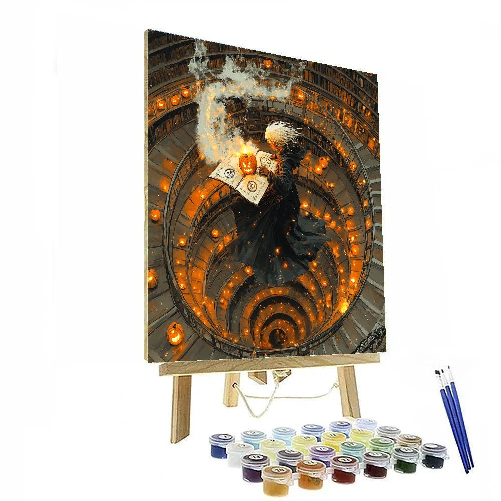 Library Of Living Shadows Haunted paint by color