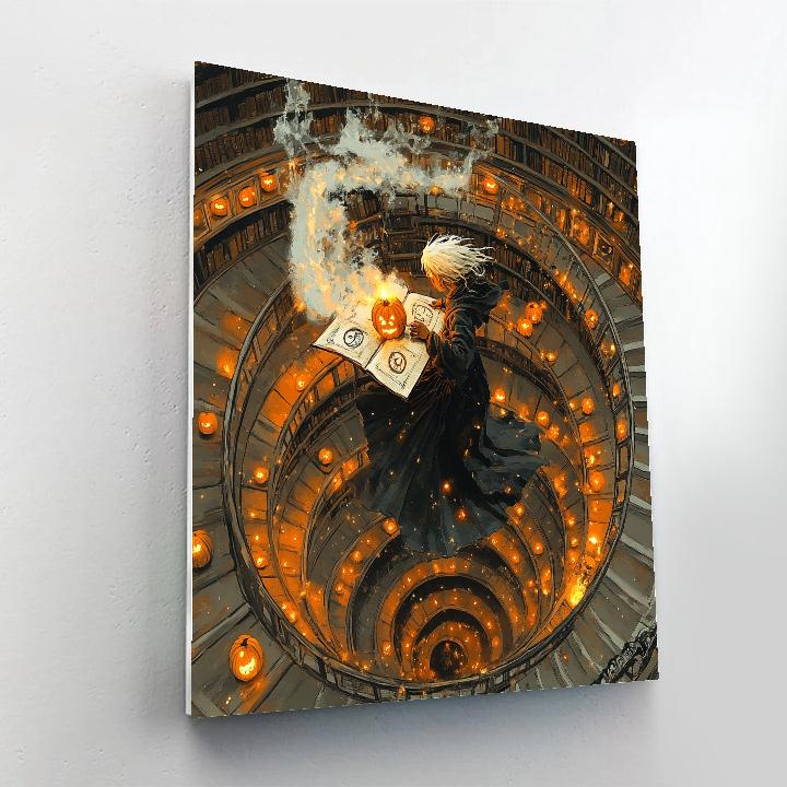 Library Of Living Shadows Haunted paint by color