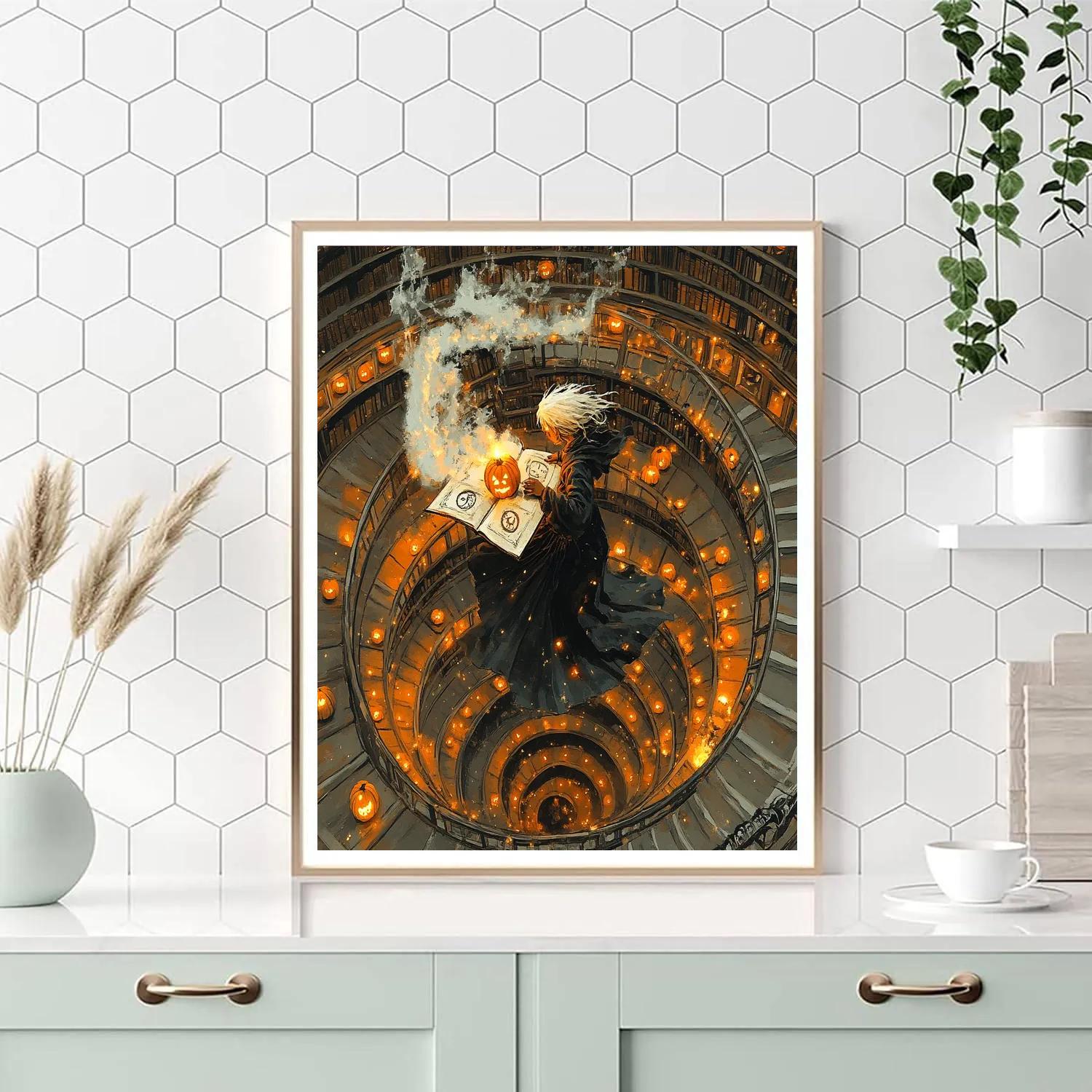 Library Of Living Shadows Haunted paint by color