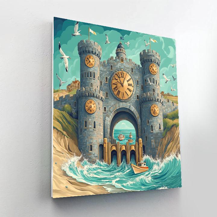 Tideclock Castle Harbor Citadel painting number kit