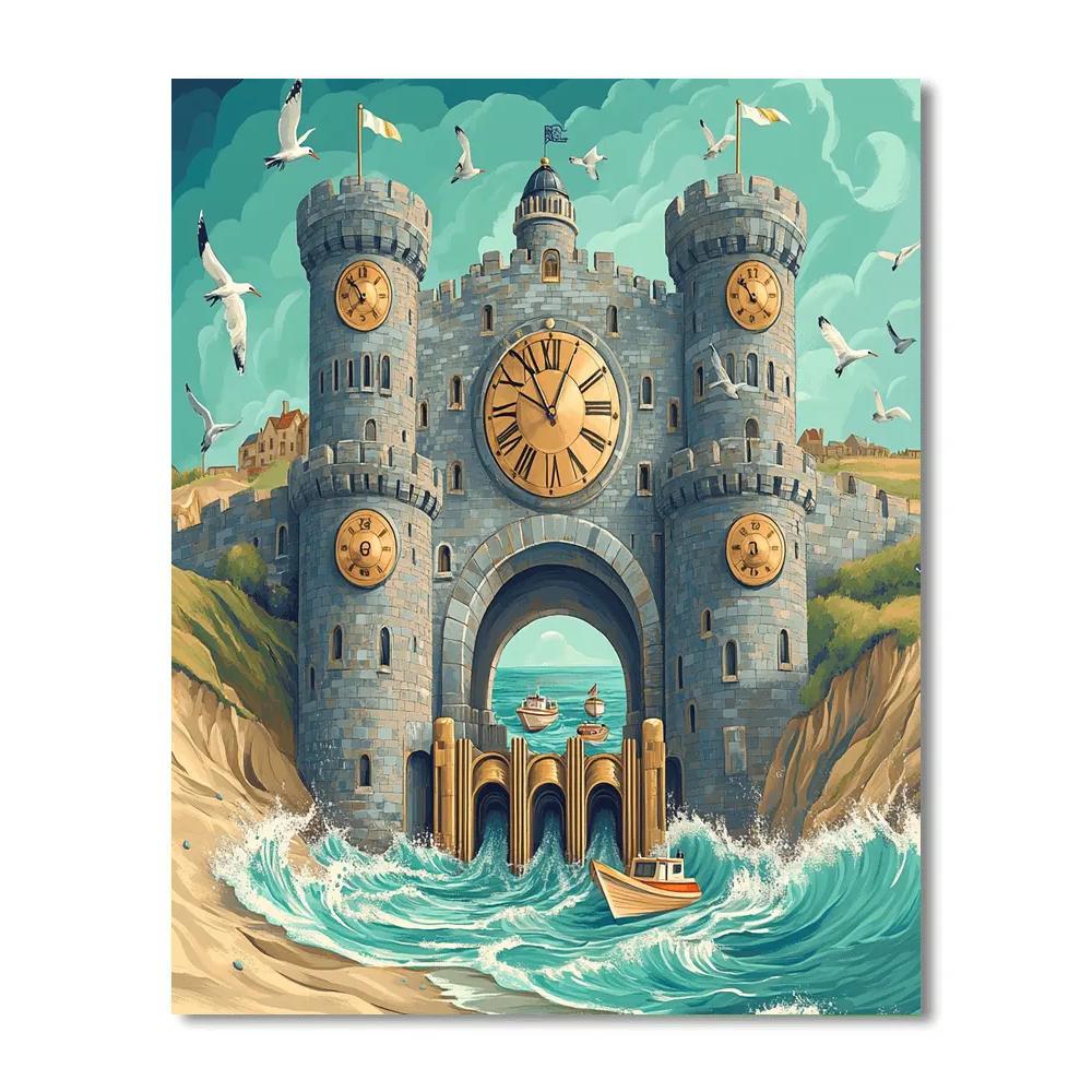 Tideclock Castle Harbor Citadel painting number kit
