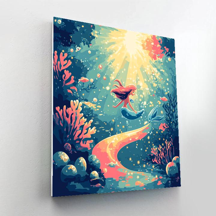 Ariel Coral Reef Star Pearls paint by color