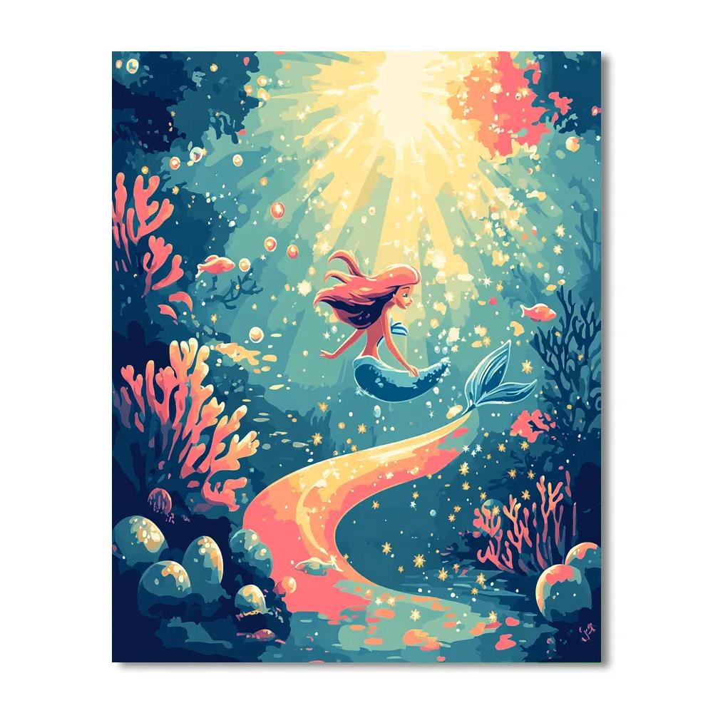 Ariel Coral Reef Star Pearls paint by color
