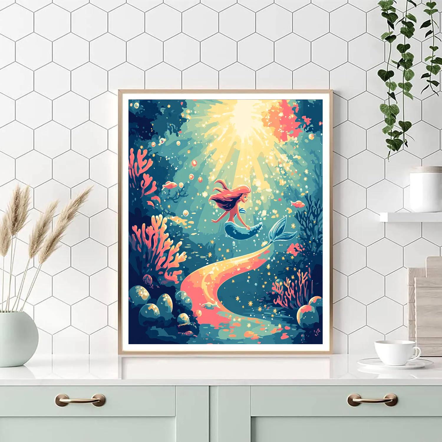 Ariel Coral Reef Star Pearls paint by color