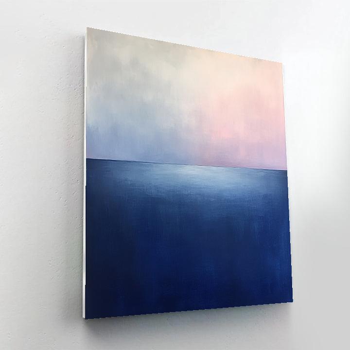 Mark Rothko Inspired Twilight Color Field Seascape paint by number