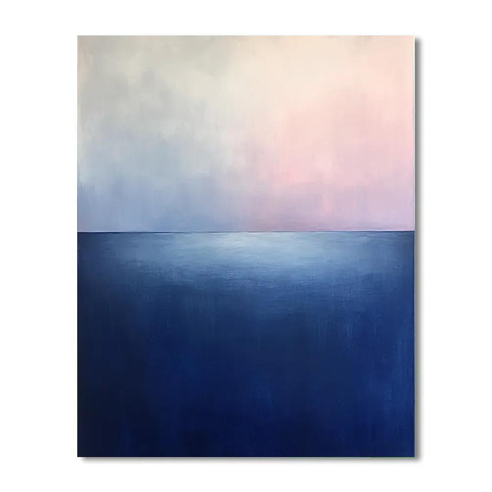 Mark Rothko Inspired Twilight Color Field Seascape paint by number
