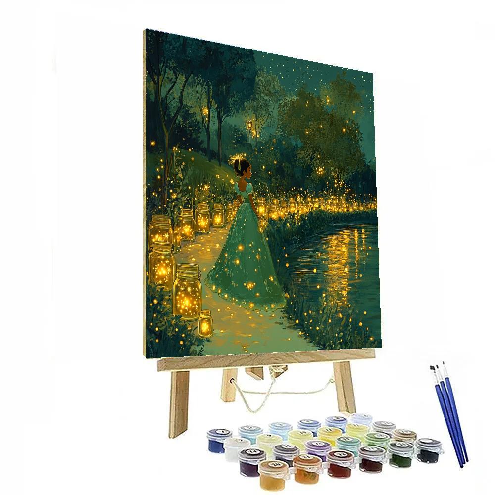 Tiana Firefly Festival Riverside paint by color