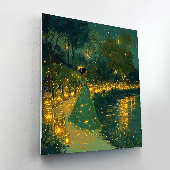 Tiana Firefly Festival Riverside paint by color