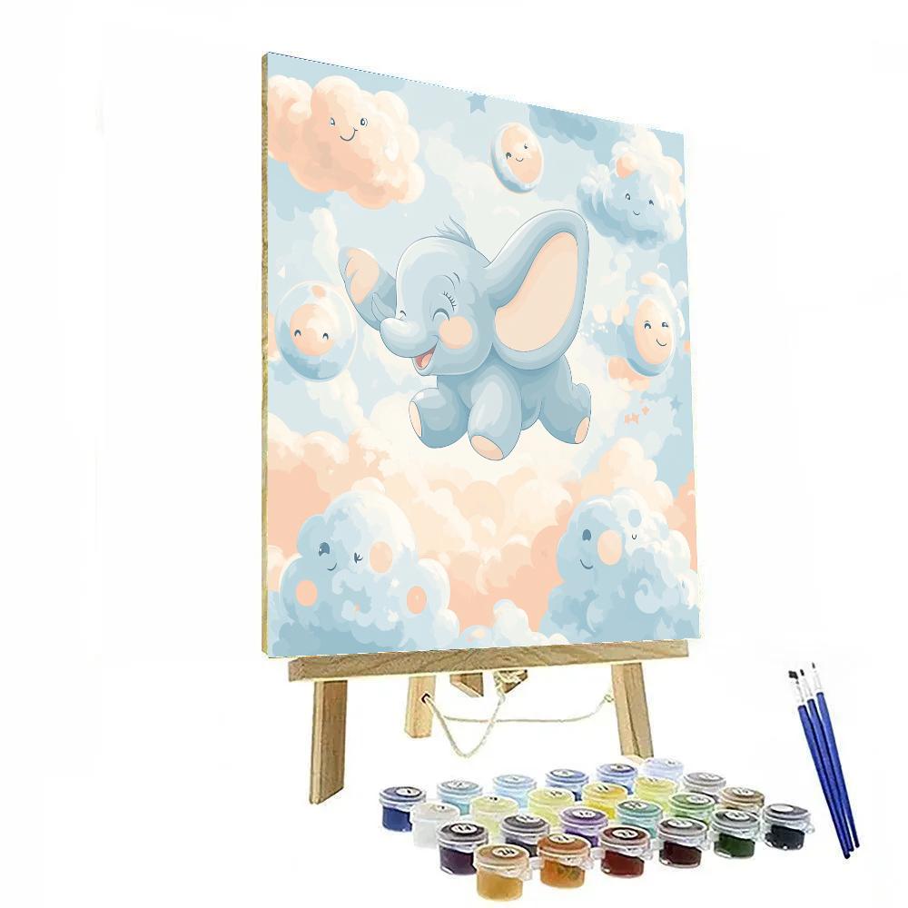 Dumbo Cloud Planet Parade Numbered painting kits