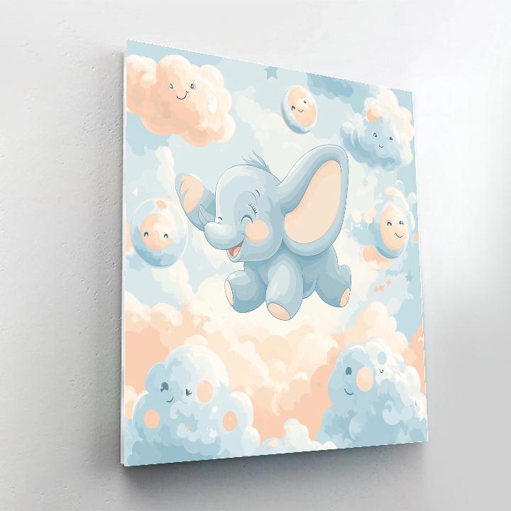 Dumbo Cloud Planet Parade Numbered painting kits