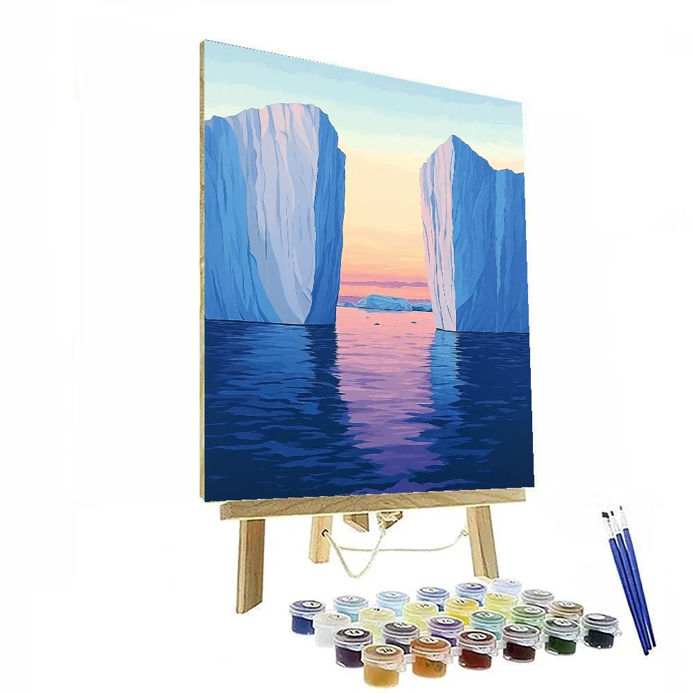 Lawren Harris Inspired Silence Of The Iceberg Channel Painting by numbers kit
